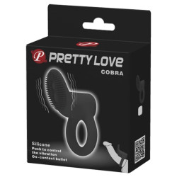 Pretty Love Cockring vibrant Cobra Pretty Love One Push